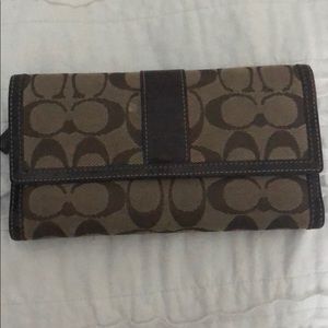 Coach Wallet, with Checkbook holder